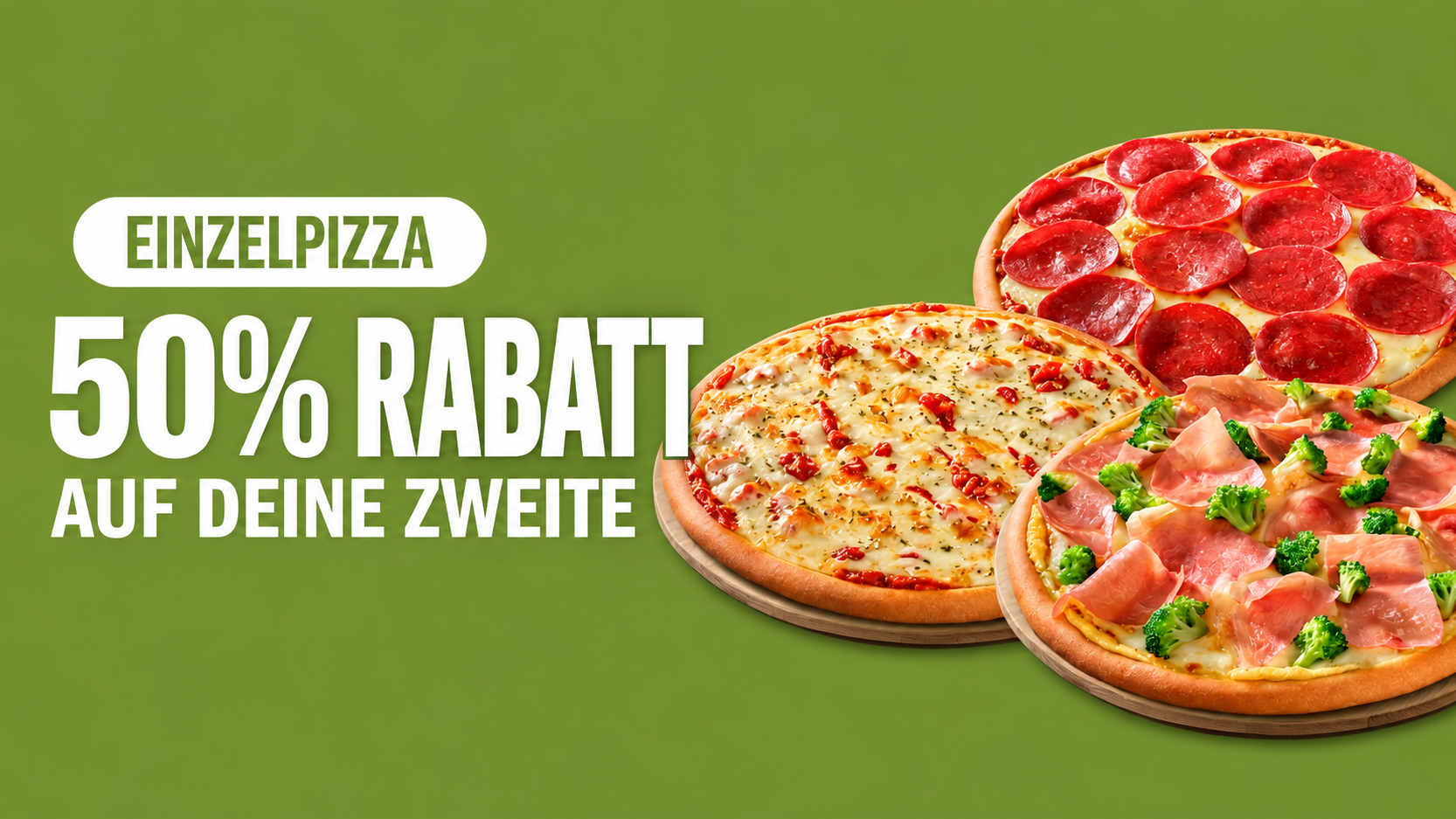 50% RABATT